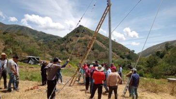 Familias del norte del Huila recibieron el servicio de electrificación 