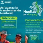 Gobernación de Nariño lanza el programa “Huellas para la Paz” con $10.000 millones para infraestructura vial