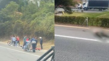 Grave accidente de tránsito deja un muerto y 4 heridos en Chía Un fatal accidente de tránsito se registró la mañana de este miércoles en el municipio de Chía, en la vía Bogotá-Sopó, frente a Almaviva. Un vehículo particular perdió el control y colisionó violentamente contra la montaña, dejando como saldo una persona muerta y cuatro más heridas.