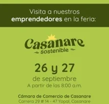 Hoy mañana en Yopal muestra Empresarial para la Promoción de Empresas en reactivación