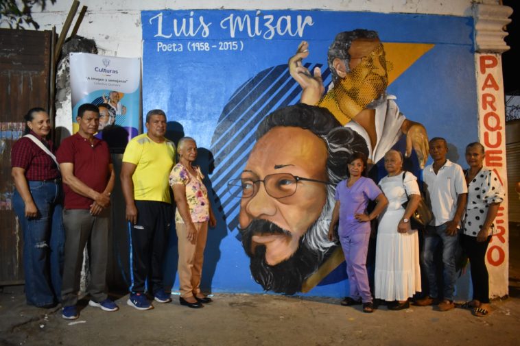 Inauguran en Valledupar mural en honor al poeta Luis Mizar