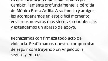 Investigan crimen de mujer desaparecida en Angelópolis que fue hallada muerta en una mina