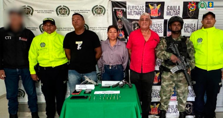 Judicializados presuntos integrantes del ‘Clan del Golfo’, que presuntamente escondían armas