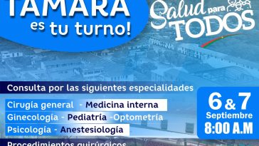 Llega el Hospital Itinerante a Támara