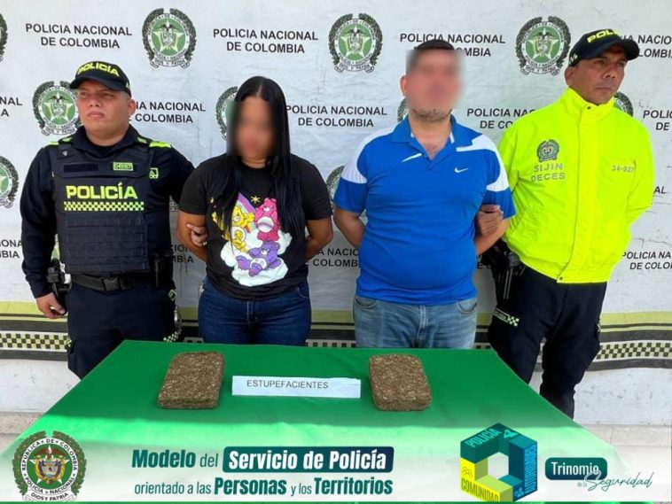 Los agarró la policía comercializando droga