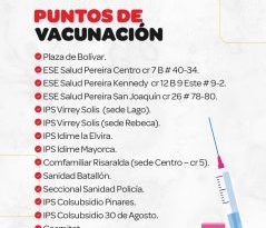 No baje la guardia, mañana habrá jornada de vacunación