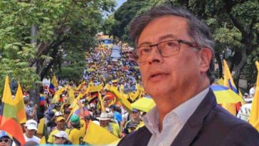 Presidente Gustavo Petro y marchas