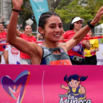 Angie Orjuela, última ganadora de la Carrera de la Mujer