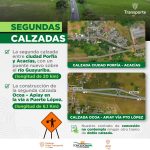 Se contempla la construcción de dos tramos de dobles calzadas en Acacías y Puerto López