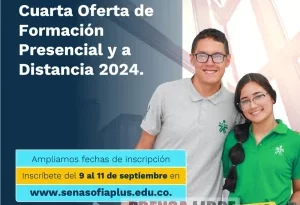 Sena amplió fechas de inscripción para la IV oferta de formación 2024