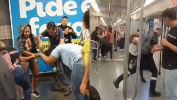 Peleas en el metro de medellin en una usaron un cuchillo