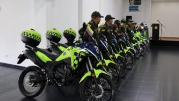 9 motocicletas nuevas fueron entregadas; para fortalecer la seguridad y convivencia en Cundinamarca