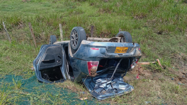 Accidente de tránsito en la vía Santa Lucía-Moñitos deja tres lesionados