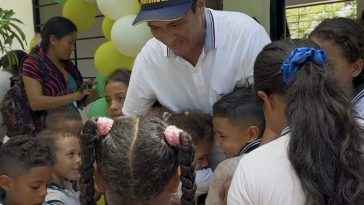 Alcalde de El Banco inauguró el comedor y cocina escolar en la vereda de San Isidro