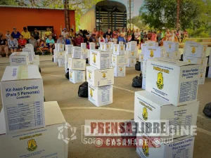 Ayudas humanitarias a familias afectadas por inundaciones en Trinidad