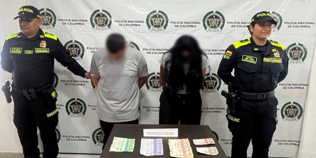 Capturaron pareja de bogotanos que llegaron a Mariquita a meter billetes falsos a Mariquita