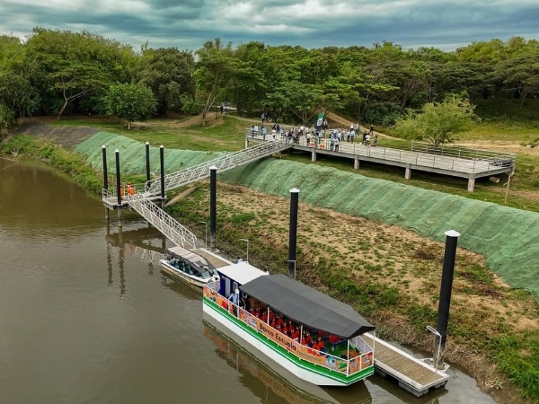 Crean ruta náutica en el valle con dos modernos muelles sobre el río Cauca: conecta dos municipios