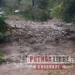 Emergencia en Chámeza por crecientes súbitas de varias quebradas