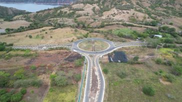 En operación obras viales de la Ruta 45 en el centro del Huila 