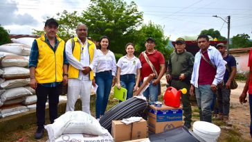 Familias víctimas del conflicto recibieron kits agropecuarios