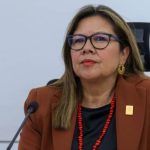 Luz Adriana Camargo, fiscal general de la Nación, en reunión en la Casa de Nariño