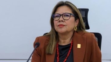 Luz Adriana Camargo, fiscal general de la Nación, en reunión en la Casa de Nariño