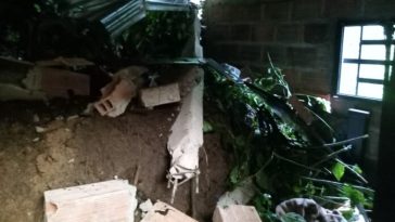 Fuertes lluvias provocaron colapso de una vivienda en Timaná 