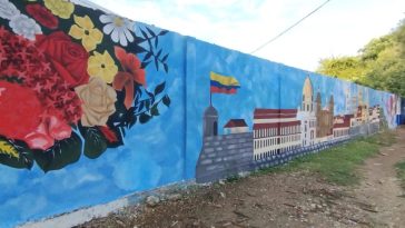 Identidad Cartagenera: Murales del Colegio Jhon F. Kennedy