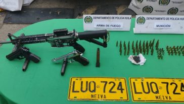 Incautaron material de guerra perteneciente a grupo disidente en el occidente del Huila