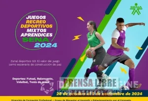 Juegos deportivos zonales mixtos de aprendices SENA 2024 se disputan en Casanare