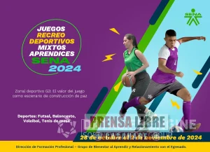 Juegos deportivos zonales mixtos de aprendices SENA 2024 se disputan en Casanare