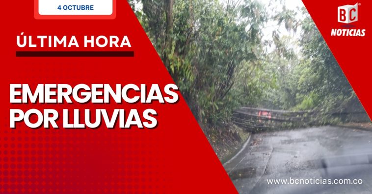 Lluvias causan varias emergencias en Manizales