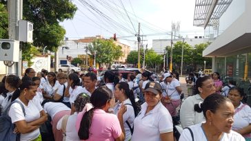 Madres Comunitarias también protestaron en Valledupar