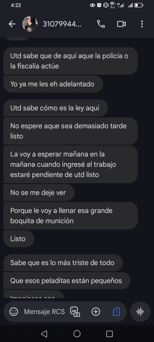 Periodista denuncia acoso y amenazas de muerte por parte de su expareja: "No va a descansar hasta matarme" El señalado agresor ingresó a la casa de Julieth a la fuerza e intentó agredirla. Ella teme ser víctima de feminicidio.