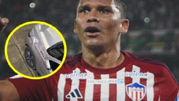 Carlos Bacca, jugador del Junior de Barranquilla.