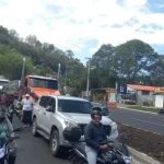 Protestas de comunidad bloquean doble calzada Fusagasugá  Bogotá