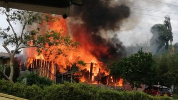 Se incendia vivienda y familia queda desamparada en zona rural de San Francisco, Cundinamarca