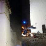 Tres heridos por el colapso parcial del techo de la Torre del Reloj en Popayán