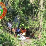 Vehículo en el que viajaba una familia estuvo a punto de caer al río Cauca