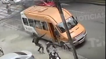 Video del momento exacto en el que matan a tiros al conductor de autobús que intentó frustrar un robo en Cali