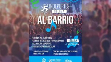 Indeportes al barrio