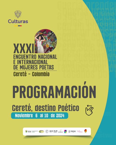 31 años de poesía: Llega a Cereté el XXXI Encuentro Nacional e Internacional de mujeres poetas