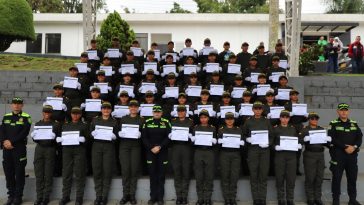 51 nuevos auxiliares de Policía reforzarán la seguridad en Caldas