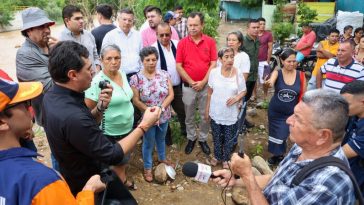 Alcalde socializó proyecto de canalización del río Las Ceibas