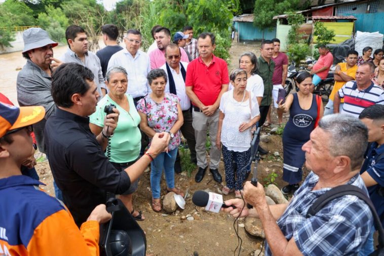 Alcalde socializó proyecto de canalización del río Las Ceibas