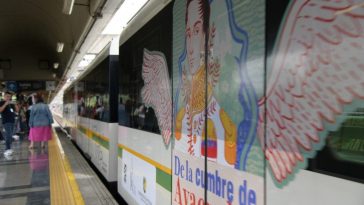 Así es el tren del Metro que le rinde homenaje a José María Córdova