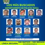 Capturado ‘El Mono’, peligroso delincuente del cartel de los más buscados en el Huila