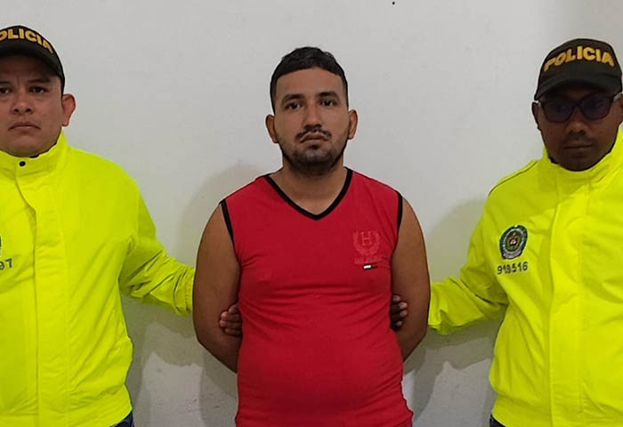 Capturan a asesino de subintendente de policía en Valledupar