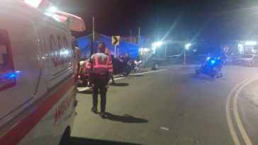 Choque de dos motos en la vía Manizales – Neira dejó una lesionada