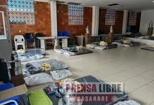 Desplazados de Tame que llegaron a Sácama recibieron ayuda humanitaria